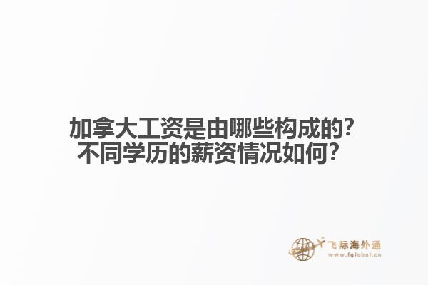 ?加拿大工資是由哪些構(gòu)成的？不同學(xué)歷的薪資情況如何？