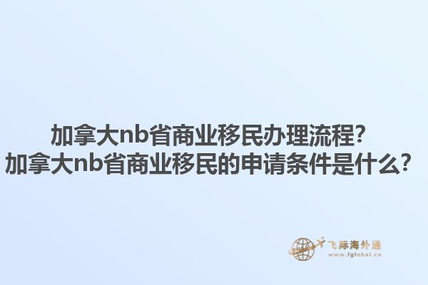 加拿大nb省商業(yè)移民辦理流程？加拿大nb省商業(yè)移民的申請(qǐng)條件是什么？