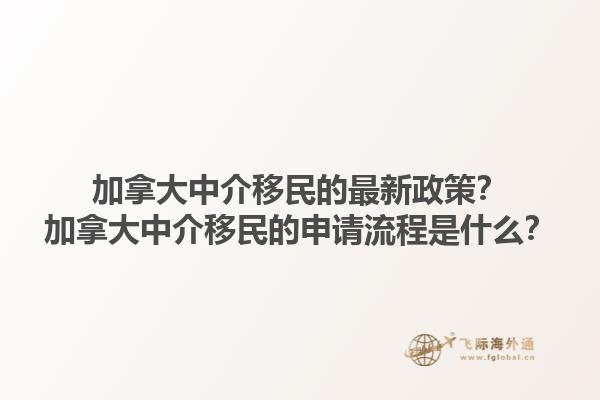 加拿大中介移民的最新政策？加拿大中介移民的申請流程是什么？