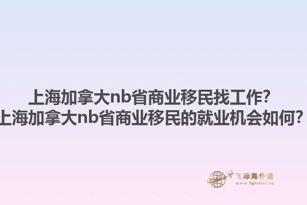 上海加拿大nb省商業(yè)移民找工作？上海加拿大nb省商業(yè)移民的就業(yè)機(jī)會(huì)如何？1.jpg