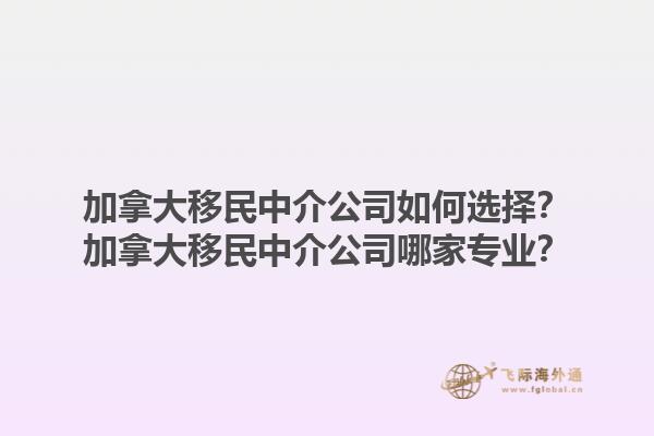 加拿大移民中介公司如何選擇？加拿大移民中介公司哪家專業(yè)？1.jpg