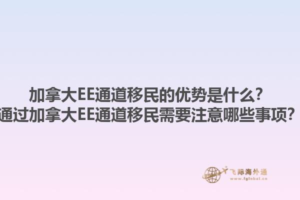 加拿大EE通道移民的優(yōu)勢是什么？通過加拿大EE通道移民需要注意哪些事項？1.jpg
