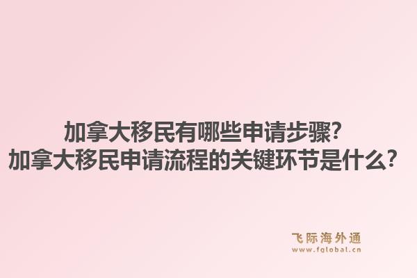 加拿大移民有哪些申請(qǐng)步驟？加拿大移民申請(qǐng)流程的關(guān)鍵環(huán)節(jié)是什么？1.jpg