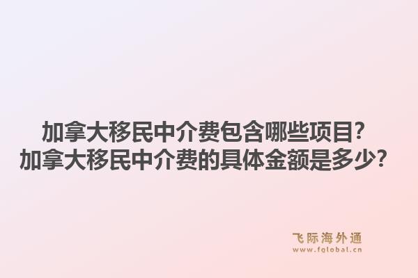 加拿大移民中介費包含哪些項目？加拿大移民中介費的具體金額是多少？1.jpg