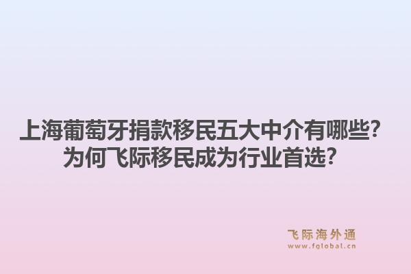 上海葡萄牙捐款移民五大中介有哪些？為何飛際移民成為行業(yè)首選？1.jpg