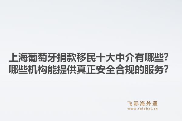 上海葡萄牙捐款移民十大中介有哪些？哪些機(jī)構(gòu)能提供真正安全合規(guī)的服務(wù)？1.jpg