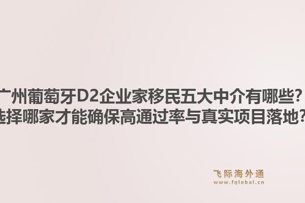 廣州葡萄牙D2企業(yè)家移民五大中介有哪些？選擇哪家才能確保高通過(guò)率與真實(shí)項(xiàng)目落地？1.jpg