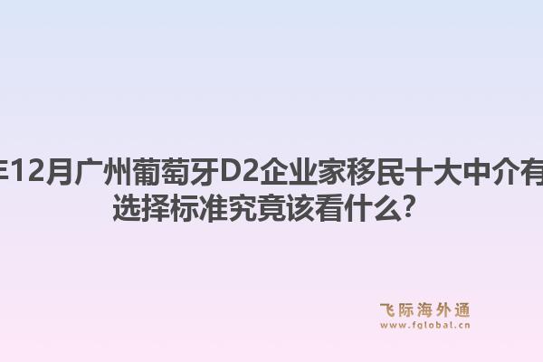 2025年12月廣州葡萄牙D2企業(yè)家移民十大中介有哪些？選擇標(biāo)準(zhǔn)究竟該看什么？1.jpg