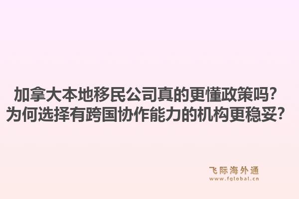 加拿大本地移民公司真的更懂政策嗎？為何選擇有跨國協(xié)作能力的機構(gòu)更穩(wěn)妥？1.jpg